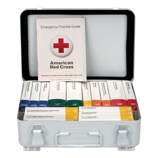 First Aid Only™ Unitized ANSI Compliant Class A Type III First Aid Kit for 25 People, 84 Pieces, Metal Case (ACM90568)