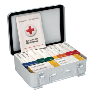 First Aid Only™ Unitized ANSI Compliant Class A Type III First Aid Kit for 25 People, 84 Pieces, Metal Case (ACM90568)