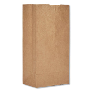 General Grocery Paper Bags, 30 lbs Capacity, #4, 5"w x 3.33"d x 9.75"h, Kraft, 500 Bags (BAGGK4-500)