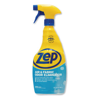 Zep Commercial® Air and Fabric Odor Eliminator, Fresh Scent, 32 oz, 12/Carton (ZPEZUAIR32CT)