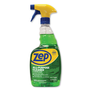 Zep Commercial® All-Purpose Cleaner and Degreaser, Fresh Scent, 32 oz Spray Bottle, 12/Carton (ZPEZUALL32CT)