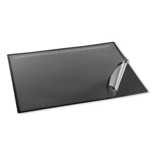 Artistic® Lift-Top Pad Desktop Organizer with Clear Overlay, 24 x 19, Black (AOP41100S)