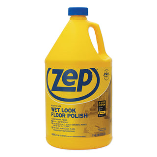 Zep Commercial® Wet Look Floor Polish, 1 gal Bottle (ZPEZUWLFF128)