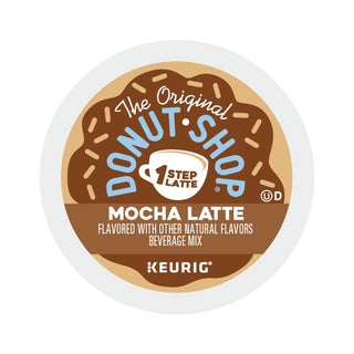 The Original Donut Shop® Mocha One Step Latte, Vanilla, 20/Box (DIE8179)
