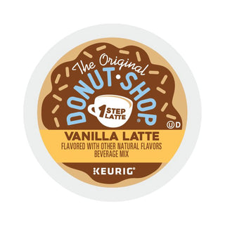 The Original Donut Shop® Vanilla One Step Latte, 20/Box (DIE8177)
