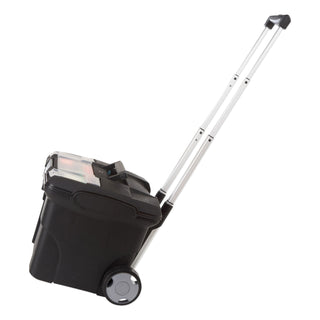 Storex Premium File Cart, 15w x 16.38d x 14.25 to 30h, Black (STX61507U01C)