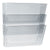 Storex Wall File, Legal 16 x 14, Three Pocket, Clear (STX70229U06C)