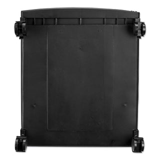 Storex Single-Drawer Mobile Filing Cabinet, 14.75w x 18.25d x 12.75h, Black (STX61264B01C)