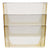 Storex Wall File, Letter, 13 x 14, Three Pocket, Smoke (STX70246U06C)