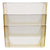 Storex Wall File, Legal 16 x 14, Three Pocket, Smoke (STX70247U06C)