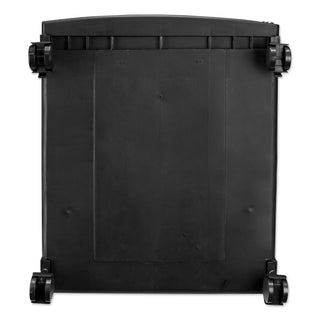 Storex Single-Drawer Mobile Filing Cabinet, 14.75w x 18.25d x 12.75h, Black/Teal (STX61270U01C)
