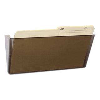 Storex Wall File, Legal, 16 x 7, Single Pocket, Smoke (STX70208U06C)