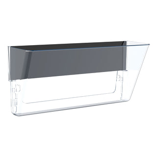 Storex Unbreakable Magnetic Wall File, Letter/Legal, 16 x 7, Single Pocket, Clear (STX70325U06C)
