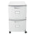 Storex Two-Drawer Mobile Filing Cabinet, 14.75w x 18.25d x 26h, Gray (STX61310B01C)