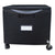 Storex Single-Drawer Mobile Filing Cabinet, 14.75w x 18.25d x 12.75h, Black (STX61264B01C)