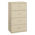 HON® 400 Series Four-Drawer Lateral File, 36w x 18d x 52.5h, Putty (BSX484LL)