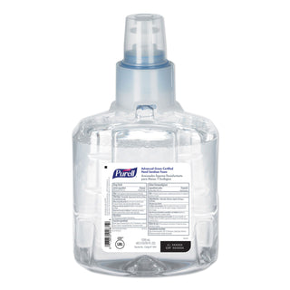 PURELL® Advanced Green Certified Hand Sanitizer Refill, 1200 mL, Foam, FragFree, 2/Ct (GOJ1904-02)