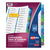 Avery® Customizable TOC Ready Index Double Column Multicolor Dividers, 24-Tab, Letter (AVE11321)