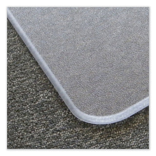 Floortex® Cleartex MegaMat Heavy-Duty Polycarbonate Mat for Hard Floor/All Carpet, 46 x 53, Clear (FLRM121345ER)