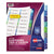 Avery® Customizable TOC Ready Index Double Column Multicolor Dividers, 16-Tab, Letter (AVE11320)