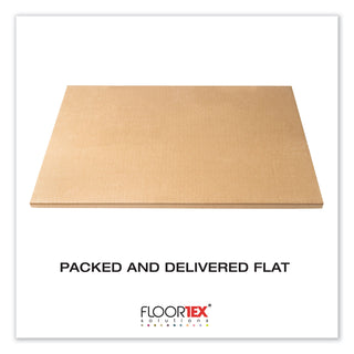 Floortex® Cleartex MegaMat Heavy-Duty Polycarbonate Mat for Hard Floor/All Carpet, 46 x 60, Clear (FLRECM121525ER) (FLRM121525ER)