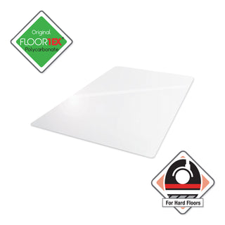Floortex® Cleartex Ultimat XXL Polycarbonate Chair Mat for Hard Floors, 60 x 60, Clear (FLR1215015019ER)