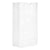General #20 Paper Grocery Bag, 40lb White, Standard 8 1/4 x 5 5/16 x 16 1/8, 500 bags (BAGGW20500)