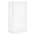 General #12 Paper Grocery Bag, 40lb White, Standard 7 1/16 x 4 1/2 x 13 3/4, 500 bags (BAGGW12500) (010144)