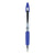 Zebra® Z-Grip MAX Retractable Ballpoint Pen, Medium 1mm, Blue Ink, Silver Barrel, Dozen (ZEB22420)