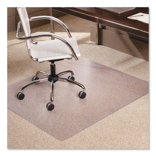 ES Robbins® Multi-Task Series AnchorBar Chair Mat for Carpet up to 0.38", 46 x 60, Clear (ESR128371)