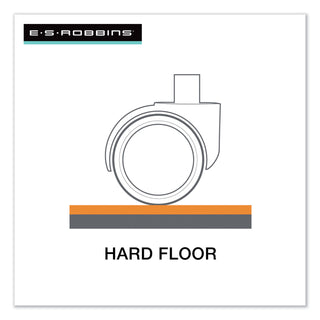 ES Robbins® Economy Series Chair Mat for Hard Floors, 45 x 53, Clear (ESR131823)