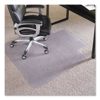 ES Robbins® Performance Series AnchorBar Chair Mat for Carpet up to 1", 45 x 53, Clear (ESR124154)