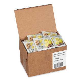 Bigelow® steep Café Organic Herbal Tea, Lemon Ginger, 50 Bags/Carton (BTCRCB19968)