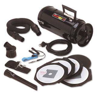 DataVac® Metro Vac Anti-Static Vacuum/Blower, Includes Storage Case HEPA & Dust Off Tools (DTVDV3ESD1)