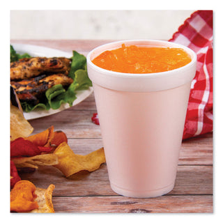 Dart® Hot or Cold Foam Cup, 12 OZ, White (12J12DART)