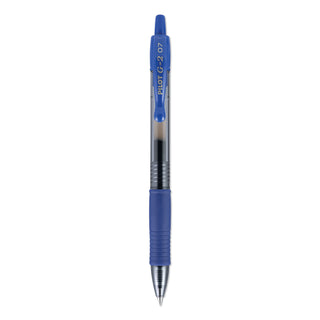 Pilot® G2 Premium Retractable Gel Pen, Fine 0.7mm, Blue Ink/Barrel, 36/Pack (PIL84066)