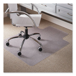 ES Robbins® Task Series Chair Mat with AnchorBar for Carpet up to 0.25", 36 x 48, Clear (ESR120023)