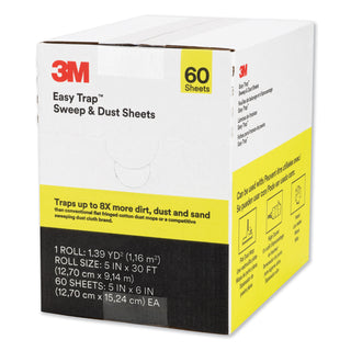 3M™ Easy Trap Duster, 5" x 30 ft, White, 1 60 Sheet Roll/Box (MMM59032W)