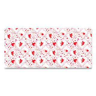 Pacon® Corobuff Corrugated Paper Roll, 48" x 25 ft, Cupids Hearts (PAC0012111)