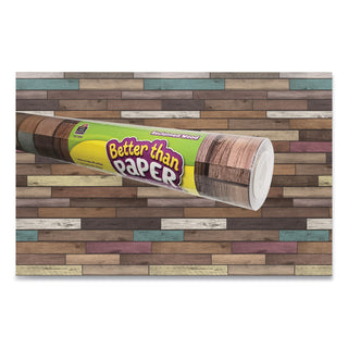 Teacher Created Resources Better Than Paper Bulletin Board Roll, 4 ft x 12 ft, Reclaimed Wood (TCR24366101)