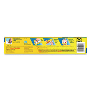 Glad® Press'n Seal Food Plastic Wrap, 11.80" x 71.10 ft Length, Durable, Freezer Safe, Microwave Safe, Cutting Edge, Plastic, Clear (CLO70441)