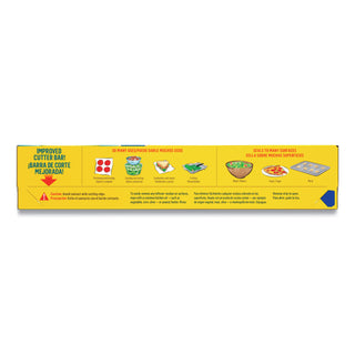 Glad® Press'n Seal Food Plastic Wrap, 11.80" x 71.10 ft Length, Durable, Freezer Safe, Microwave Safe, Cutting Edge, Plastic, Clear (CLO70441)
