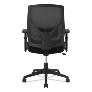 HON® VL581 High-Back Task Chair, Supports up to 250 lbs., Black Seat/Black Back, Black Base (BSXVL581ES10T)