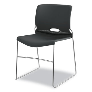HON® Olson Stacker High Density Chair, Lava Seat/Lava Back, Chrome Base, 4/Carton (HON4041LA)