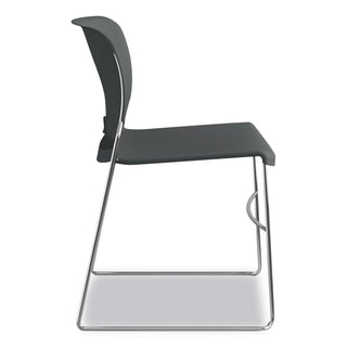 HON® Olson Stacker High Density Chair, Lava Seat/Lava Back, Chrome Base, 4/Carton (HON4041LA)