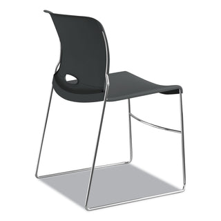 HON® Olson Stacker High Density Chair, Lava Seat/Lava Back, Chrome Base, 4/Carton (HON4041LA)