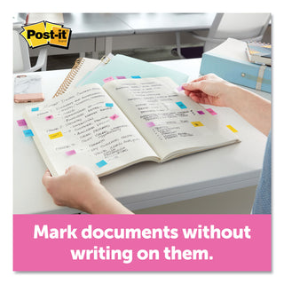 Post-it® Page Flags in Desk Grip Dispenser, 1 x 1 3/4, Yellow, 200/Dispenser (MMM680HVYW)
