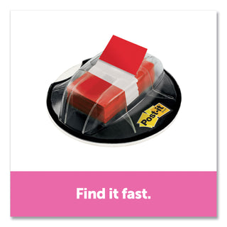 Post-it® Page Flags in Desk Grip Dispenser, 1 x 1 3/4, Red, 200/Dispenser (MMM680HVRD)