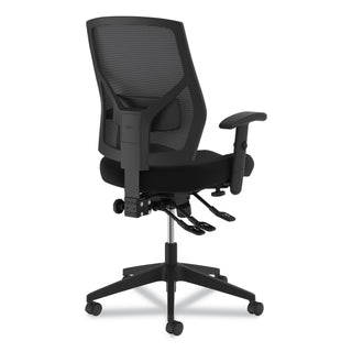 HON® VL582 High-Back Task Chair, Supports up to 250 lbs., Black Seat/Black Back, Black Base (BSXVL582ES10T)