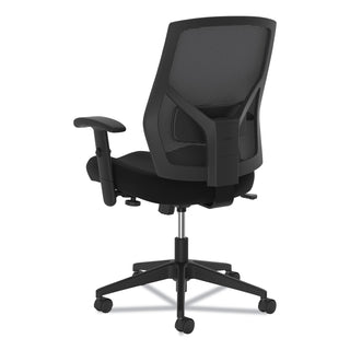 HON® VL581 High-Back Task Chair, Supports up to 250 lbs., Black Seat/Black Back, Black Base (BSXVL581ES10T)